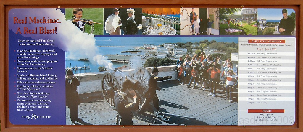 Mackinaw Island Area May 2008 0398.jpg - May 24 2008 a trip to Mackinac City for a 5 M race and a visit to Mackinac Island. A day to the UP, Paradise, Whitefish Point and Tahquamen Falls. This was followed by trips to Petoskey and Charlevoix.